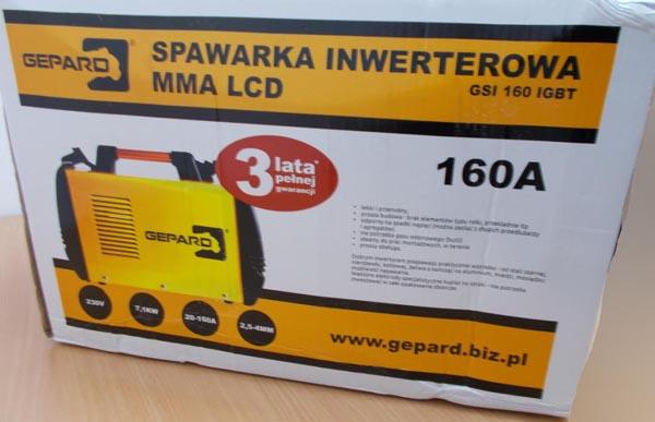 Gepard — Spawarka Inwerterowa MMA LCD