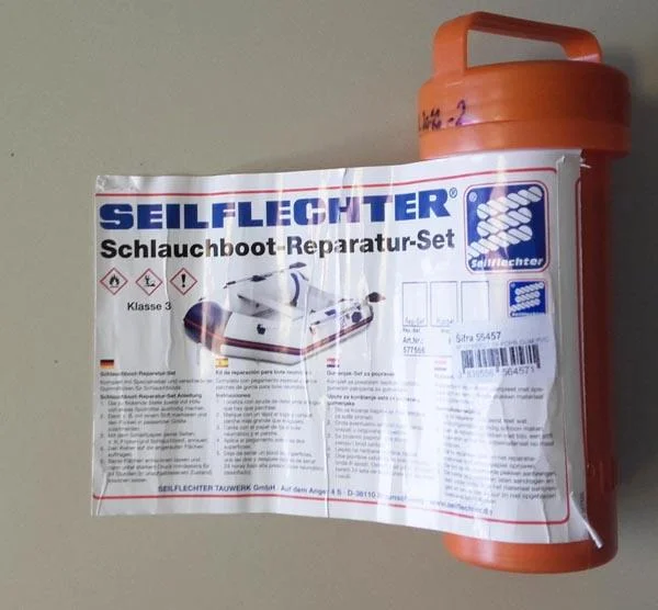 Seilflechter — Schlauchboot-Reparatur-Set (Repair kit for inflatable boat)
