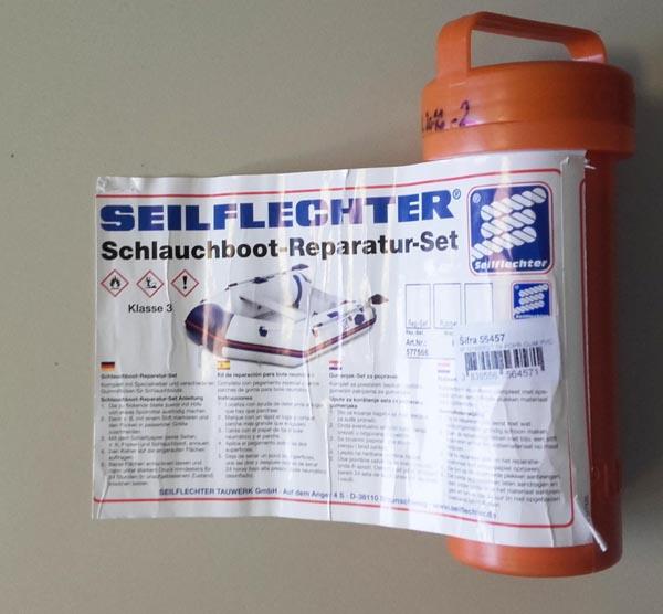 Seilflechter — Schlauchboot-Reparatur-Set (Repair kit for inflatable boat)