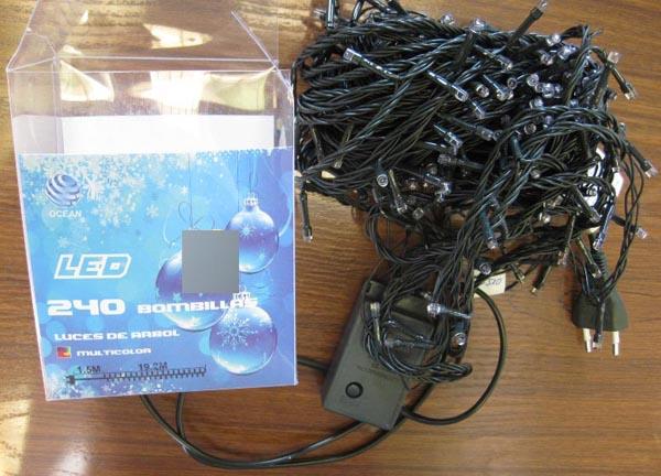 OCEAN — LED 240 Bombillas, Luces de Arbol