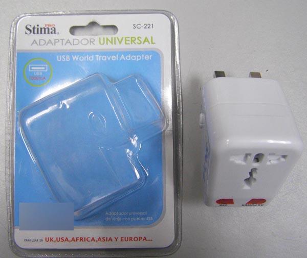 PRO Stima — ADAPTADOR UNIVERSAL - USB World Travel Adapter