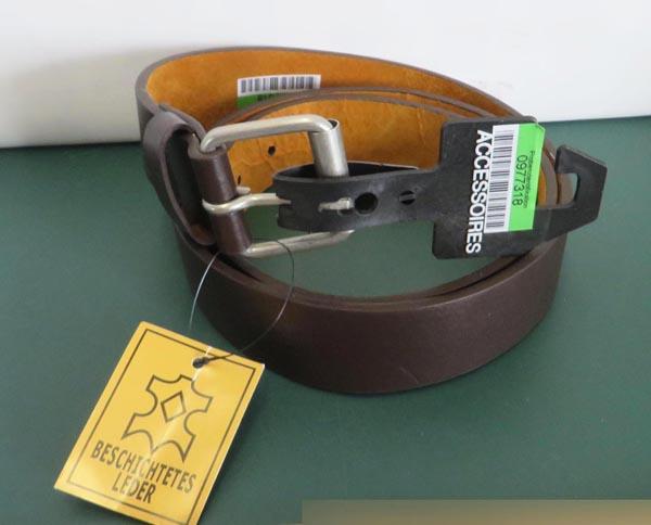 Leather belt