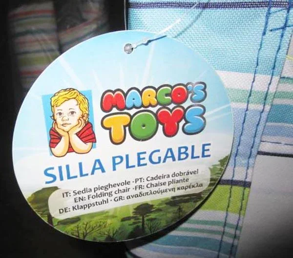 Marco's Toys — SILLA PLEGABLE ('Folding chair')
