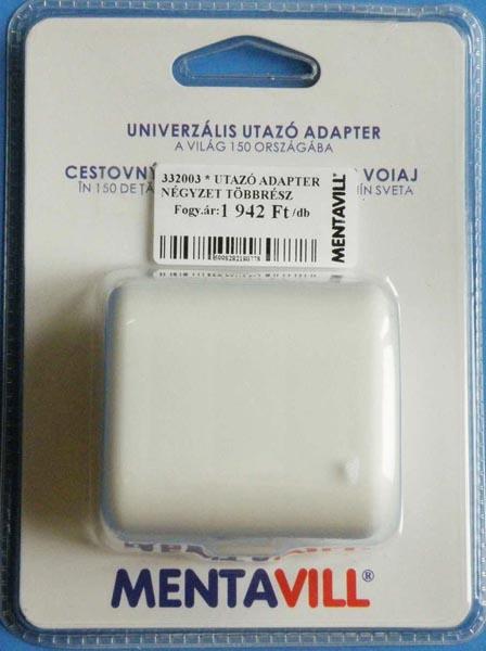 MENTAVILL — UNIVERZÁLIS UTAZÓ ADAPTER