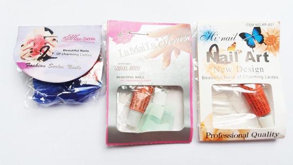 1) Miss Seven, 2) LaMaiLa Series, 3) Hi nail — 1) Fashion Serles Nails, 2) Design Nails - Nail Art, 3) Nail Art - New Design