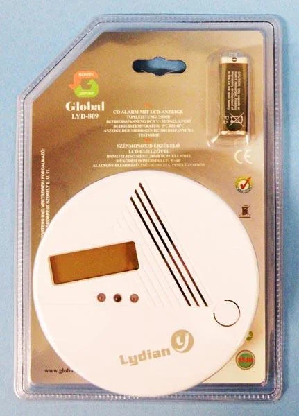 Global / Lydian — CO ALARM MIT LCD-ANZEIGE (CO Alarm with LCD display)