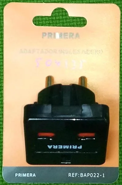 Primera — Adaptador Inglés Negro
