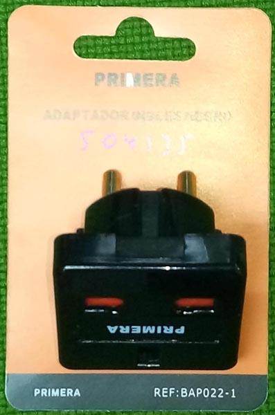 Primera — Adaptador Inglés Negro