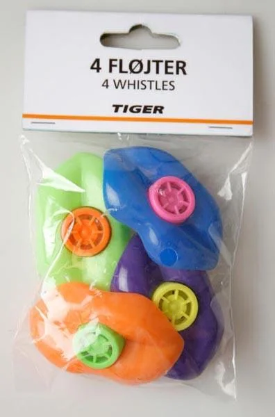 TIGER — 4 FLØJTER - 4 WHISTLES