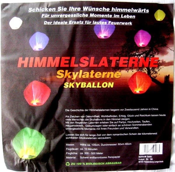 RAINBOW — HIMMELSLATERNE ('Sky lantern')