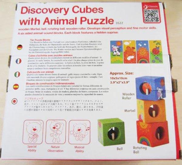 Classic world — Discovery Cubes with Animal Puzzle