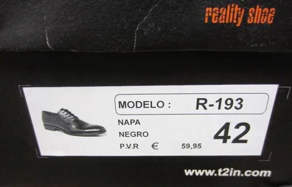 t2in — reality shoe
