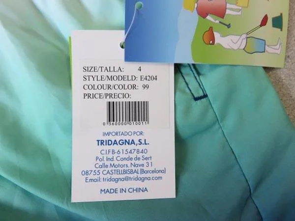 TRIDAGNA — Boys' swimming shorts