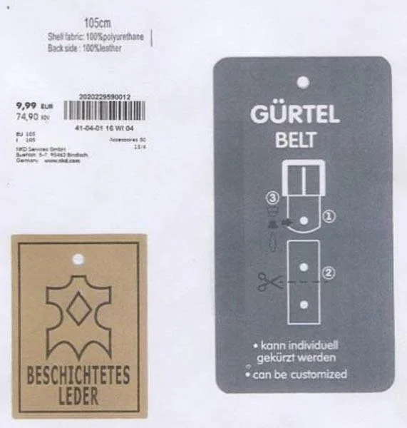 Gürtel - Belt