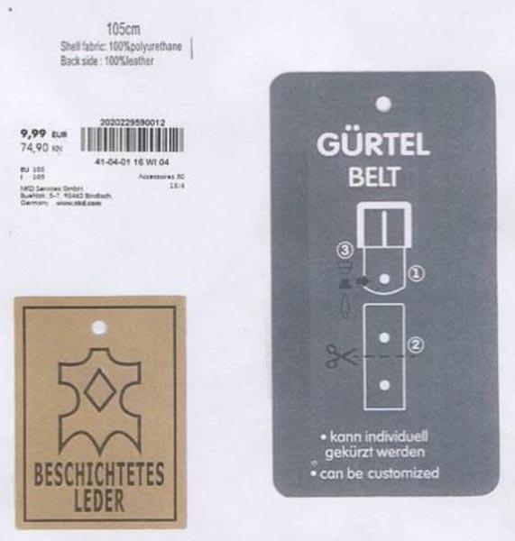 Gürtel - Belt