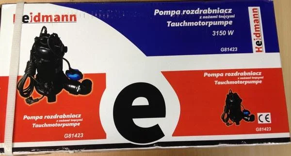 Heidmann — Pompa rozdrabniacz / Tauchmotorpumpe