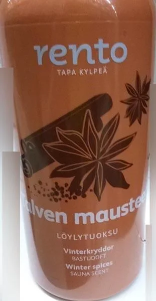 Rento — Rento TAPA KYLPEÄ - löylytuoksu talven mausteet (Winter Spices sauna scent)