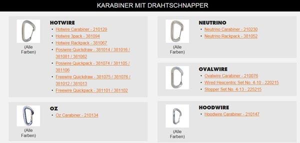Black Diamond — Wiregate Carabiners, Solid Gate Carabiners, Locking Screwgate Carabiners