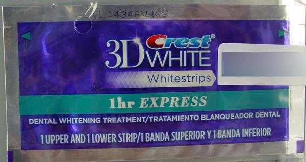 Crest — 3D White Whitestrips - 1 hr EXPRESS