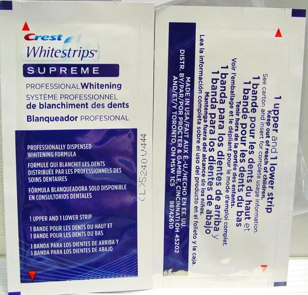 Crest — Whitestrips SUPREME