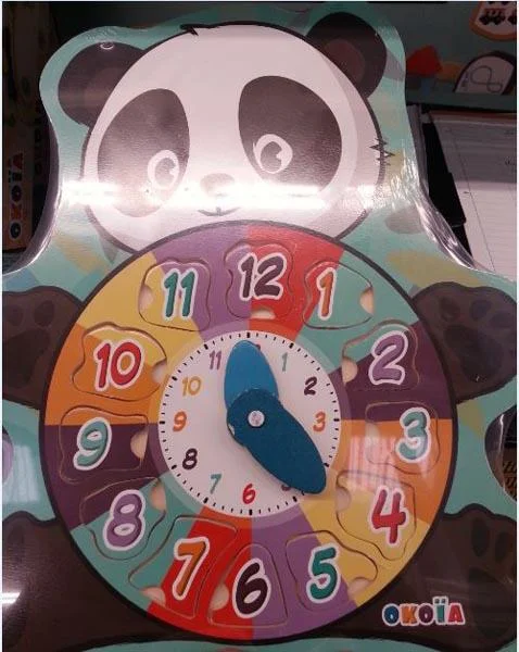 addendo — Horloge puzzle en bois - Wooden jigsaw-clock