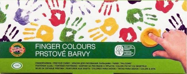 KOH I NOOR — FINGER COLOURS - PRSTOVÉ BARVY