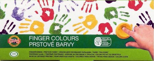 KOH I NOOR — FINGER COLOURS - PRSTOVÉ BARVY
