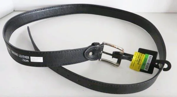 Leather belt