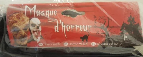 Masque d'horreur ('Horror mask')