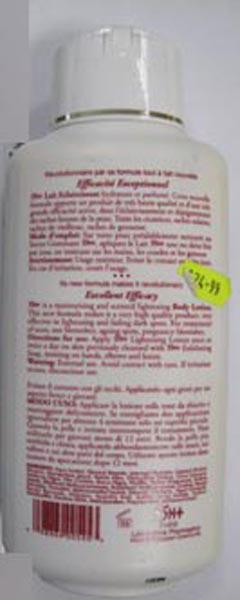 55 H+ PARIS — Efficacité Exceptionnel - Lait corporel Eclaircissant Intense