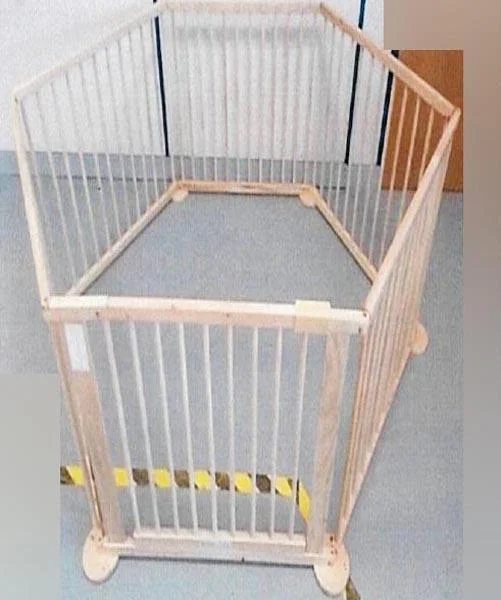Foldable Wooden Baby Playpen