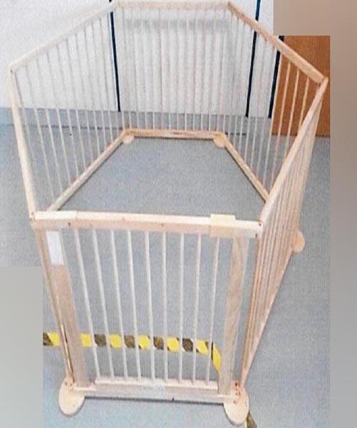 Foldable Wooden Baby Playpen