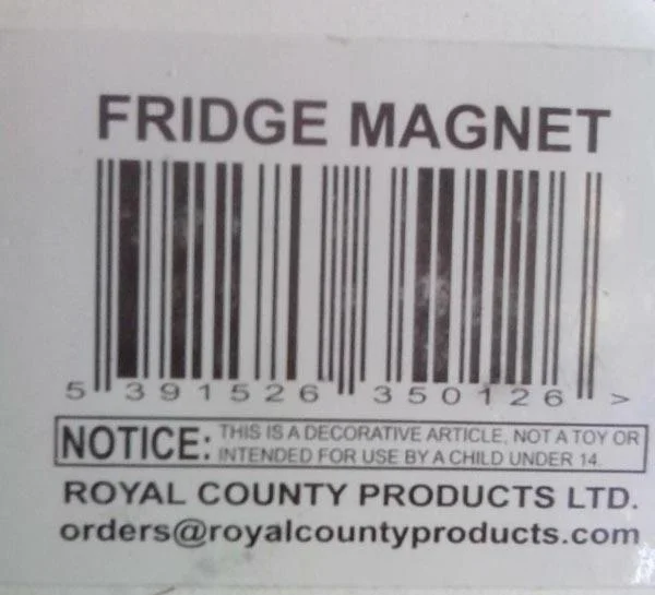 ROYAL COUNTY — Fridge Magnet