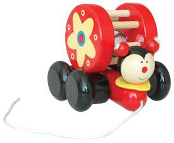 Great & Small / Barnardo's — Pull Along Wooden Ladybird