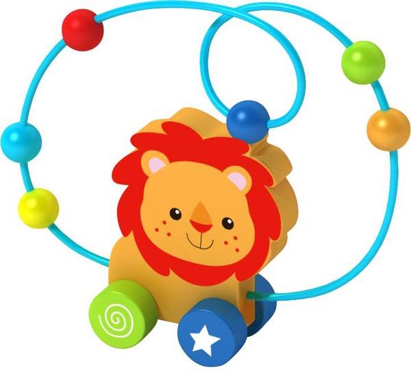Great & Small - Barnardo's — Lion bead roller coaster on wheels