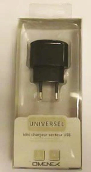OMENEX — Universel Mini Chargeur Secteur USB / USB Power Supply