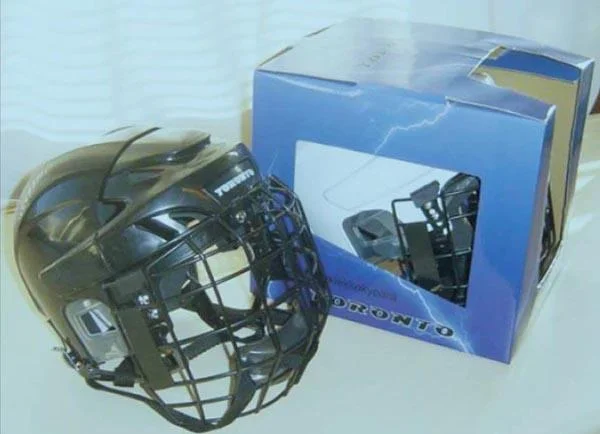 1) Toronto, 2) Pro-Star, 3) Ina International Hespeler — Ice-hockey helmet