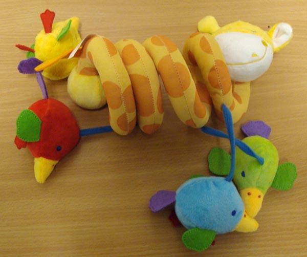 Aqure — Giraffe Baby Crib Activity Spiral Stroller Toy