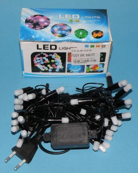 LED LIGHTS (on the packaging) / KARACSONYI EGO (on a label)