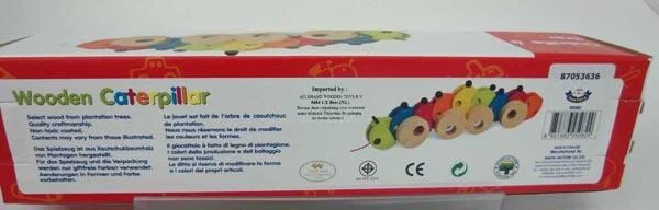 Santoys — Wooden Caterpillar