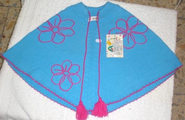 GRACE — Girls' poncho