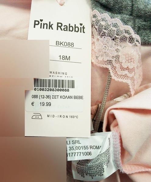 Pink Rabbit — Girls' outfit