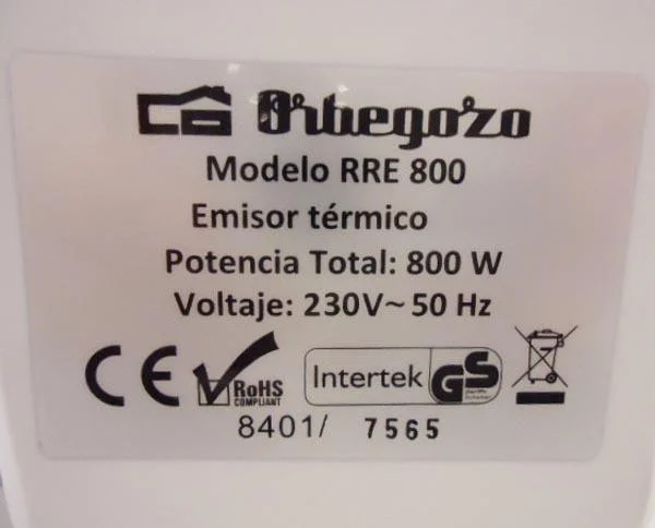 Orbegozo — Emisor Térmico