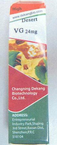 DEKANG — Liquid for e-cigarettes