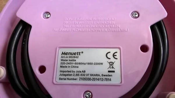 Menuett — Kettle