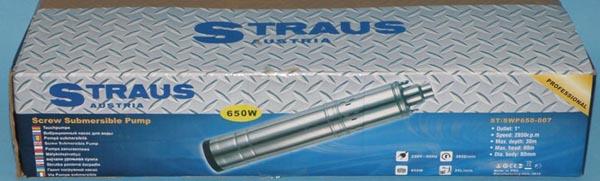 STRAUS AUSTRIA — Screw Submersible Pump / Merülőszivattyú