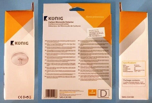 KÖNIG — Carbon Monoxide Detector