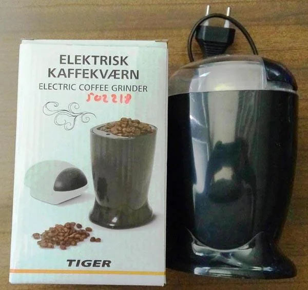 TIGER — ELEKTRISK KAFFEKVÆRN (Electric Coffee Grinder)