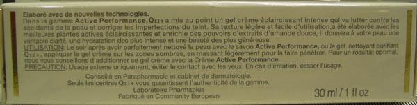 Laboratoire Pharmaplus, QEI+ Paris — Active Performance Multi-action - Moisturising Toning Cream-Gel