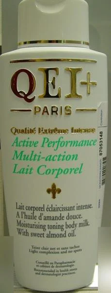 Laboratoire Pharmaplus, QEI+ Paris — Active Performance Multi-action - Moisturising toning body milk
